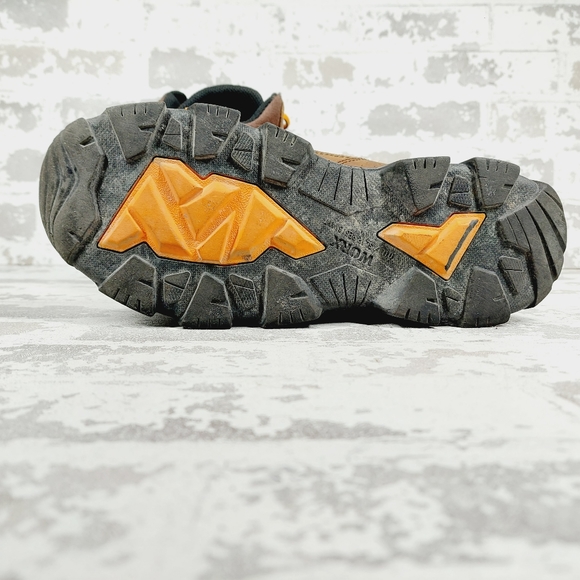 Red Wing Shoes Worx Brown Leather Lace Up Working Hiking Boots K254 - Picture 8 of 11